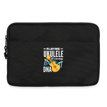 Funny Ukulele Designs and Sayings - Laptop bag 13" - black - Front