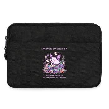 Toute nouvelle obsession abandonnée par mardi - Sacoche pour ordinateur portable 13 pouces - noir - Devant
