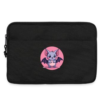 Personnage gothique gothique adorable - Sacoche pour ordinateur portable 13 pouces - noir - Devant