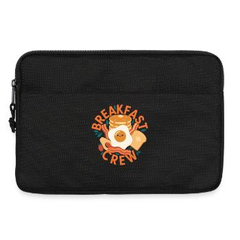 Breakfast Crew : Brunch drôle Café Pancake Bacon - Sacoche pour ordinateur portable 13 pouces - noir - Devant
