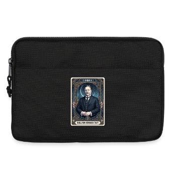 Carte de tarot William Howard Taft - Sacoche pour ordinateur portable 13 pouces - noir - Devant