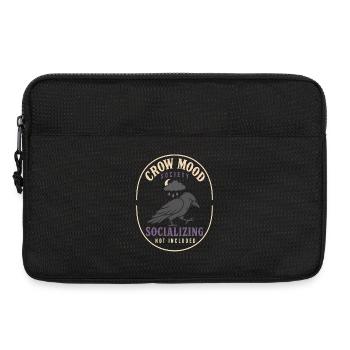 Corbeau Corbeau Drôle - Sacoche pour ordinateur portable 13 pouces - noir - Devant