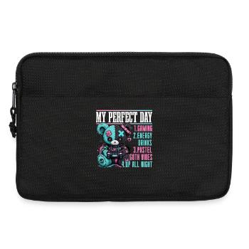 Pastel Goth Soft Goth Gaming Gamer - Sacoche pour ordinateur portable 13 pouces - noir - Devant