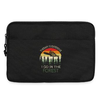 Forêt au lieu de thérapie - Sacoche pour ordinateur portable 13 pouces - noir - Devant