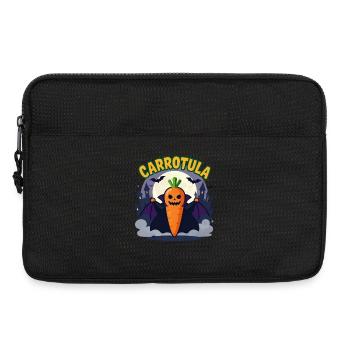 Blague sur le costume d’Halloween de Carotte Carotte et Vampire - Sacoche pour ordinateur portable 13 pouces - noir - Devant
