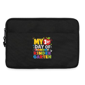 Premier Jour De Maternelle Rentrée Scolaire - Sacoche pour ordinateur portable 13 pouces - noir - Devant