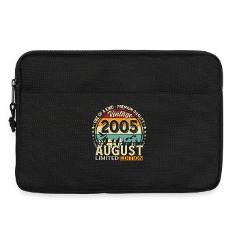 21. Geburtstag Geschenk Mann Original 2005 August - Laptoptasche 13" - Schwarz - Vorne