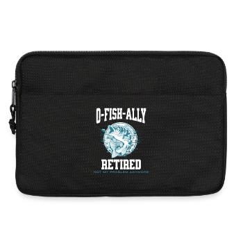 Ofishally Retired Pun - Laptop bag 13" - black - Front