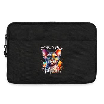 Maman Devon Rex - Sacoche pour ordinateur portable 13 pouces - noir - Devant