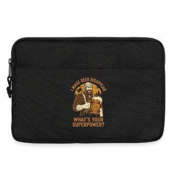 Je fais disparaître la bière Craft Beer - Sacoche pour ordinateur portable 13 pouces - noir - Devant