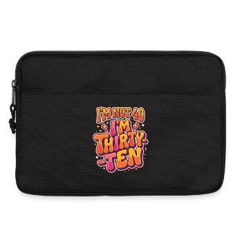 I'm not 40, it's my 30th birthday - Laptop bag 13" - black - Front