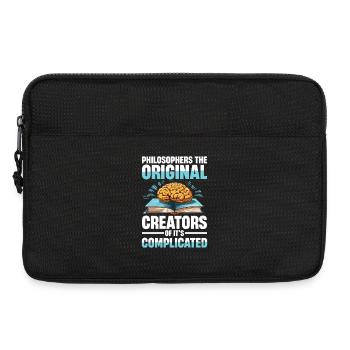  Philosophie Humor Philosophers The Original - Laptoptasche 13" - Schwarz - Vorne