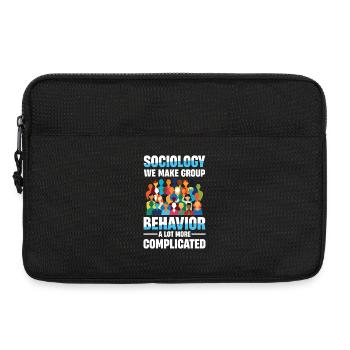 Groupe de sociologie Comportement sociologie Nous créons - Sacoche pour ordinateur portable 13 pouces - noir - Devant