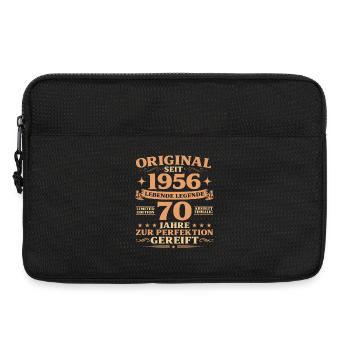 Original Baujahr 1956 geboren 70. Geburtstag - Laptoptasche 13" - Schwarz - Vorne
