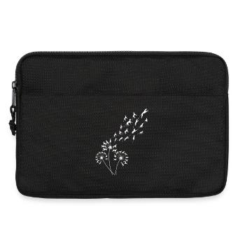Dandelion Greyhound Floral Sighthound - Laptop bag 13" - black - Front