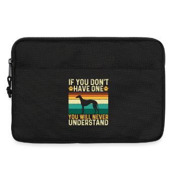 Greyhound Bond You Will Never Understand - Laptop bag 13" - black - Front