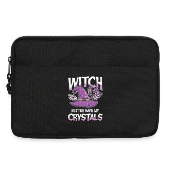 Witch Better Have My Crystals Hexe Kristalle - Laptop bag 13" - black - Front