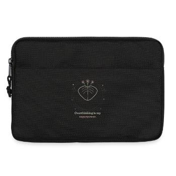 Lustiges, überdenkendes Superkraft-Mystical-T-Shirt - Laptoptasche 13" - Schwarz - Vorne