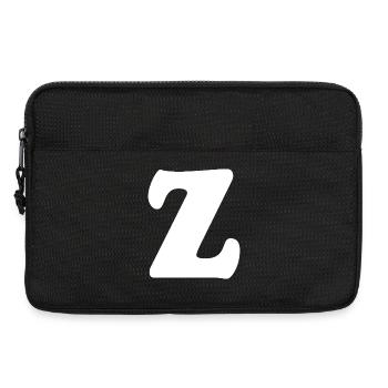 Impression en grand style Z | Lettre Z | Z Logo - Sacoche pour ordinateur portable 13 pouces - noir - Devant