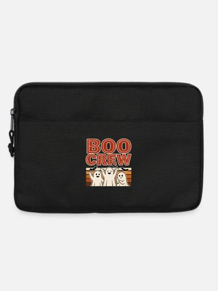 Ghost Halloween – Boo Crew - Laptop bag 13" - black