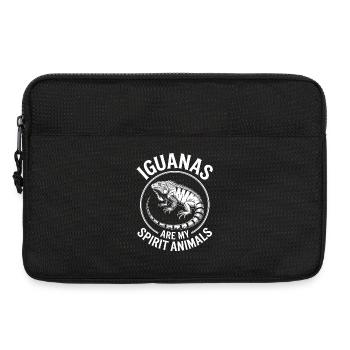 Leguane Sprüche Leguane Lustiges Leguane Geschenk  - Laptoptasche 13" - Schwarz - Vorne