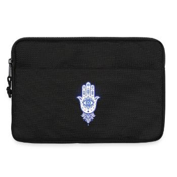 Spiritualität Heilige Geometrie Lotusblume Zen - Laptoptasche 13" - Schwarz - Vorne