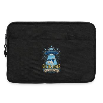 Funny Meme Get In Loser Were Doing Butt - Laptop bag 13" - black - Front