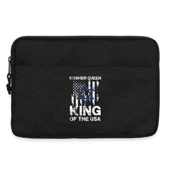 Kosher Queen King Of The USA Flag Star - Laptop bag 13" - black - Front