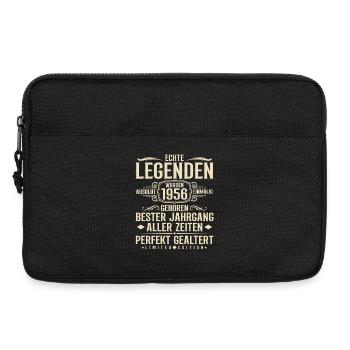 Jahrgang 1956 Geburtstag Absolut Einmalig - Laptoptasche 13" - Schwarz - Vorne