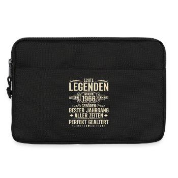 Jahrgang 1966 Geburtstag Absolut Einmalig - Laptoptasche 13" - Schwarz - Vorne