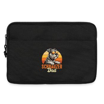 Schnauzer Dad Miniature Standard Giant Pride - Laptop bag 13" - black - Front