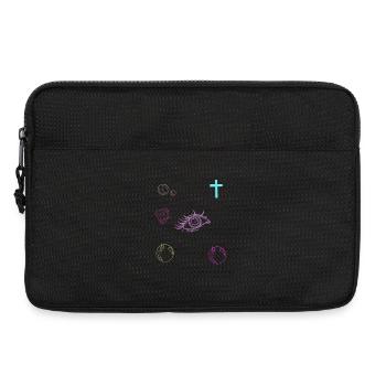 Croix de la Bible Eye - Sacoche pour ordinateur portable 13 pouces - noir - Devant