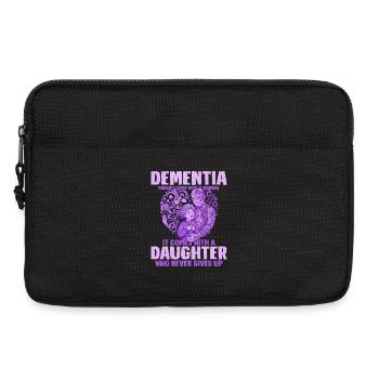 Chemise de persévérance fille démence - Sacoche pour ordinateur portable 13 pouces - noir - Devant