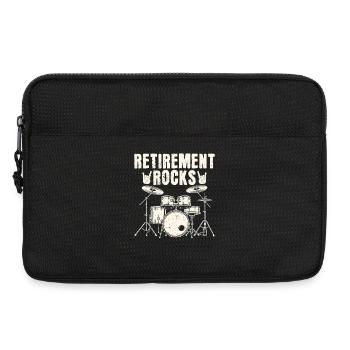 Retirement Rocks - Laptoptasche 13" - Schwarz - Vorne