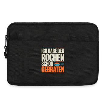 Rochen Schon Gebraten Stachelrochen Manta Rochen - Laptoptasche 13" - Schwarz - Vorne