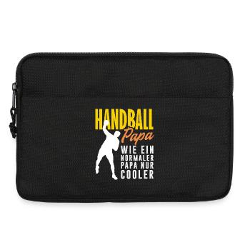 Handball Handballer Handball Trainer Fan Geschenk - Laptoptasche 13" - Schwarz - Vorne