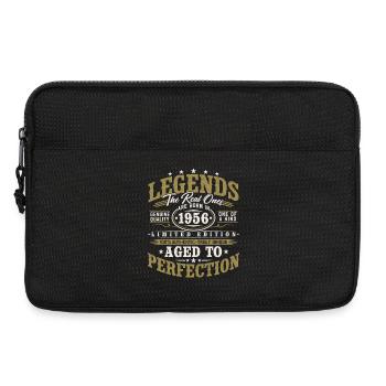 1956 Jahrgang Vintage Geburtstag Geschenk Retro - Laptoptasche 13" - Schwarz - Vorne