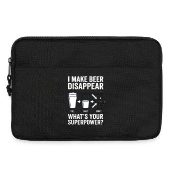 Ich Lasse Bier Verschwinden Craft Beer - Laptoptasche 13" - Schwarz - Vorne