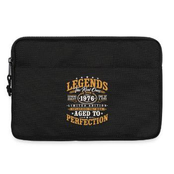 1976 Jahrgang Vintage Geburtstag Geschenk Retro - Laptoptasche 13" - Schwarz - Vorne