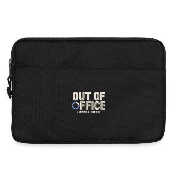 Schülerhumor – Sommer außerhalb des Büros vorbei - Laptoptasche 13" - Schwarz - Vorne