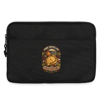 Georgien Georgier Tbilisi Sakartvelo Khachapuri - Laptoptasche 13" - Schwarz - Vorne