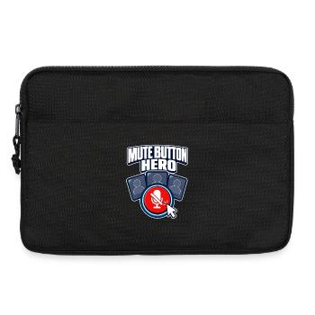 Arbeitsplatz-Humor Stummschalter-Held, Videoanruf Sarca - Laptoptasche 13" - Schwarz - Vorne