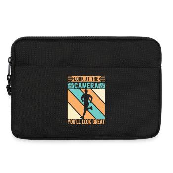 Funny XC Running Runner Gifts Unique Edition - Laptoptasche 13" - Schwarz - Vorne