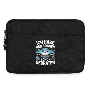 Rochen Schon Gebraten Stachelrochen Manta Rochen - Laptoptasche 13" - Schwarz - Vorne