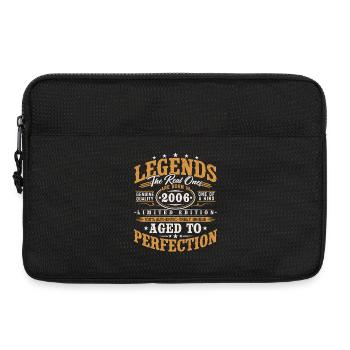 2006 Jahrgang Vintage Geburtstag Geschenk Retro - Laptoptasche 13" - Schwarz - Vorne