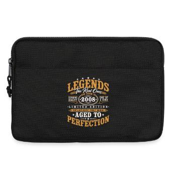 2008 Vintage Vintage Birthday Gift Retro - Laptop bag 13" - black - Front