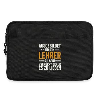 ausgebildet um ein lehrer zu sein  - Laptoptasche 13" - Schwarz - Vorne