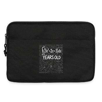 27. Geburtstag Analysis Mathematik-Nerd Lustig - Laptoptasche 13" - Schwarz - Vorne