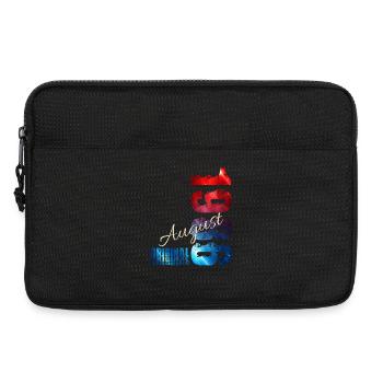 40. Geburtstag Geschenk Original August 1986 - Laptoptasche 13" - Schwarz - Vorne