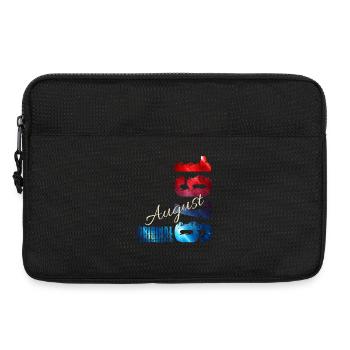 50. Geburtstag Geschenk Original August 1976 - Laptoptasche 13" - Schwarz - Vorne